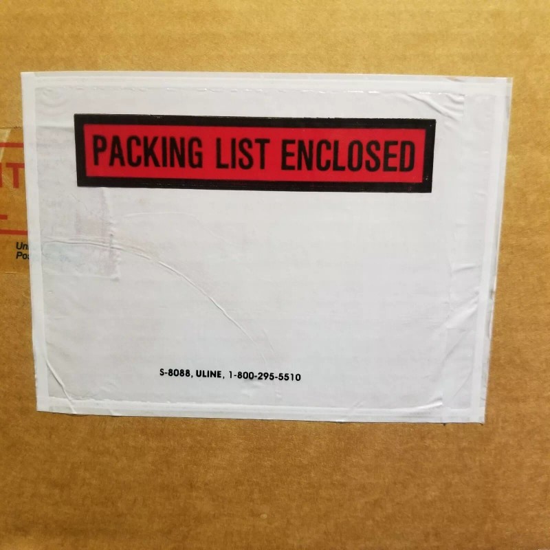 ULINE 200 ULINE Super Stick Packing List Enclosed 4 x