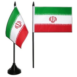 Iran Table Flag 4 x 6 inch