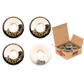 OJ Skateboard Wheels and Independent Bearings Combo 54mm Elite Hardline 99A