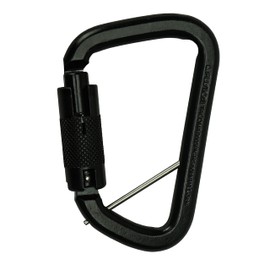Fusion Climb Auto Locking Carabiner 60KN Tacoma- Professional Rock Climbing Carabiner- Heavy Duty Steel- Auto Locking Carabiner for Climbing, Rappelling, D Shaped, Captive Pin- UIAA ANSI Compliant