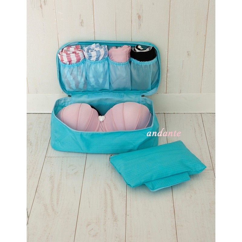 (リラマシェリ) RiraMacherie 下着収納 水着 ブラジャー ポーチ 旅行 出張 型崩れ 防止