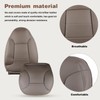 Slakerbe Seat Cover, Microfiber Leather Auto Seat Protection Cover Compatible