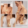 LILIE&WHITE Bangles Gold Bracelet For Women Gold Bangles Cuff Bangle