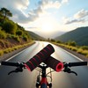 1 Pair Red Non-Slip Foam Handlebar Grips for Bicycle and