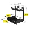 LYNK PROFESSIONAL® Pull Out Under Sink Kitchen Cabinet Organizer -