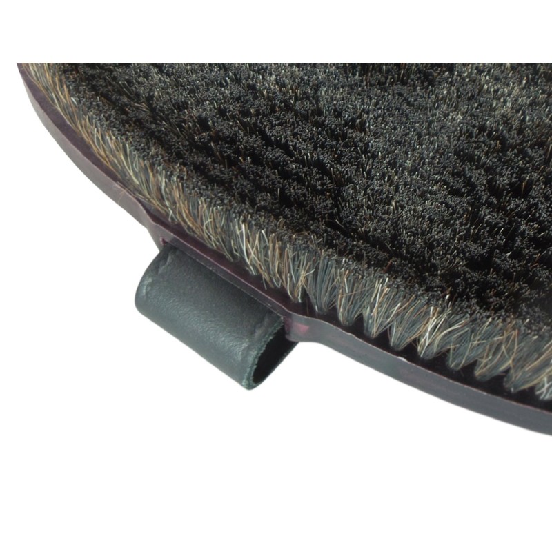 Military Horse Grooming Brush with Horse Hair Long Bristle in