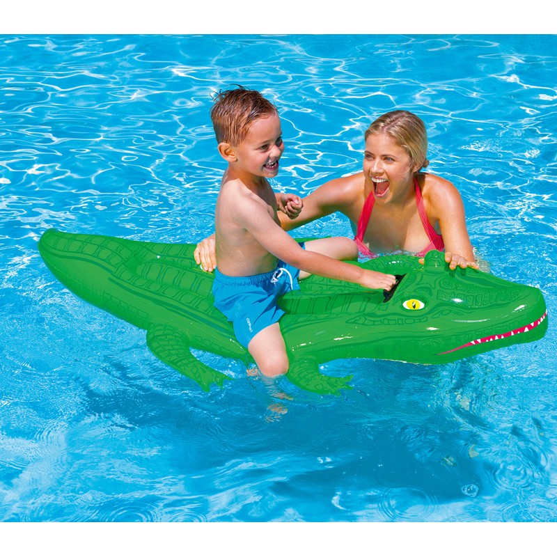 Bestway 41010_04 Swimming Toy Crocodile, 168 x 89 cm