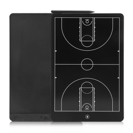 ZEMBSOYA LCD Elctronic Tactical Board, Basketball Tactics Board with Tacical Pen, Erasable Tactical Drawing Board for Football, Basketball, Baseball Championship or Training