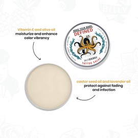 Billy Jealousy Make Your Mark Defined Tattoo Salve, Tattoo Aftercare with Vitamin E and Soybean & Lavender Oils, Protects, Deeply Nourishes, and Enhances Vibrancy, 2 oz | Billy Jealousy