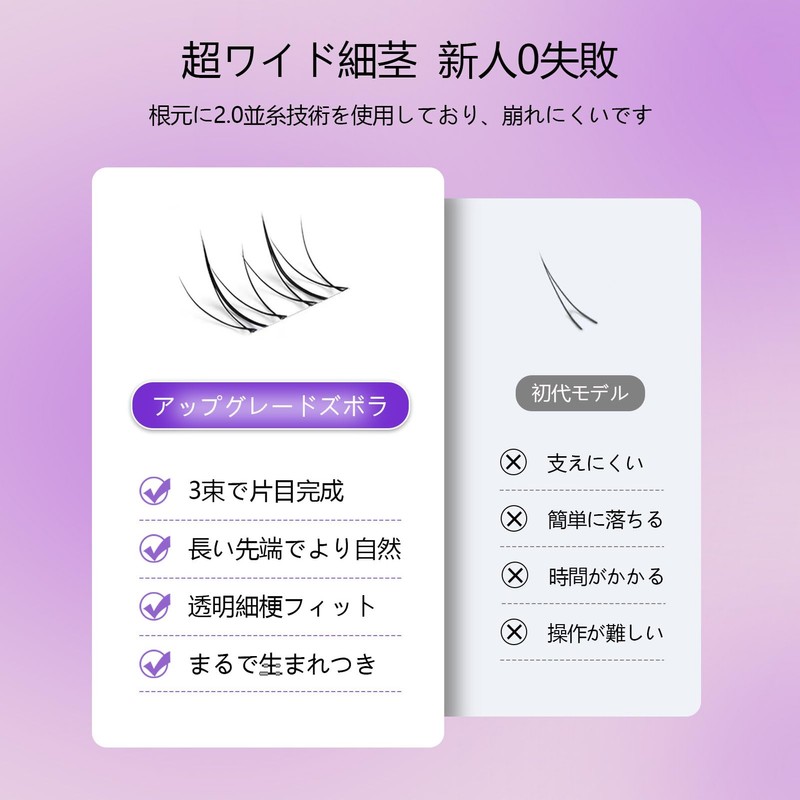 False eyelashes, natural lower eyelashes, partial false eyelashes, transparent stems,