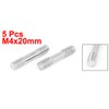 Sourcingmap M4x20mm 304 Stainless Steel Double End Threaded Stud Screw
