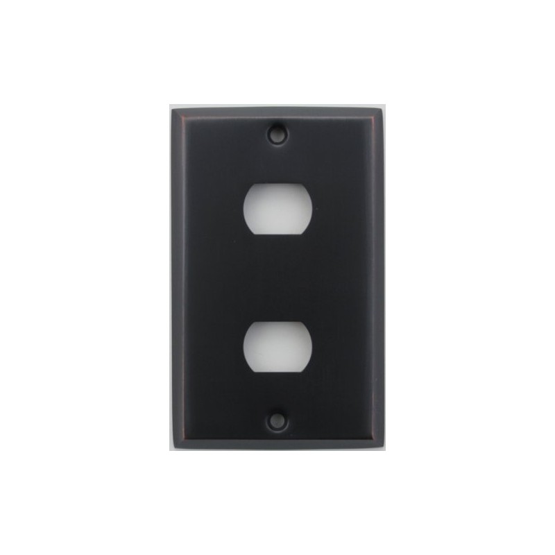 Classic Accents Stamped Steel Oil Rubbed Bronze One Gang Wall