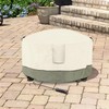 Dalema Fire Pit Cover,Outdoor Heavy Duty 600D 100% Waterproof Fire