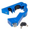 Windance Heavy Duty Solid Handlebar Lock + Helmet Lock Combo