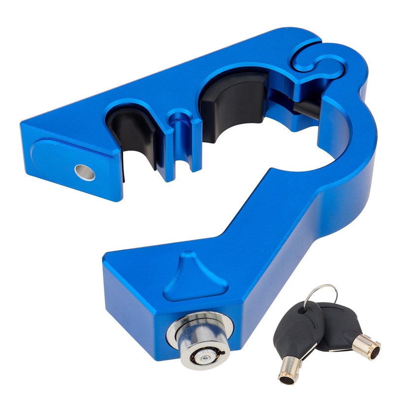 Windance Heavy Duty Solid Handlebar Lock + Helmet Lock Combo
