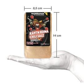 Schlump-Chili KÄPTN KOMA COMA SALT WORLD'S WORLD'S WORLD SALT TRYING PACK EXTREMELY SHARP (1 x 20 g)