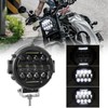 7 Inch Round 60W LED Work Lights Spot Flood Beam