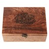 storeindya Wooden tea box Caddy with Tree Of Life Motif