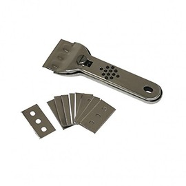 Cleaning Scraper Stainless Steel with 2 Replacement Blades
