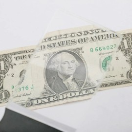 Whoamigo Pocket Rectangular Magnifying Glass 2X Handheld Magnifier with 3 Leds