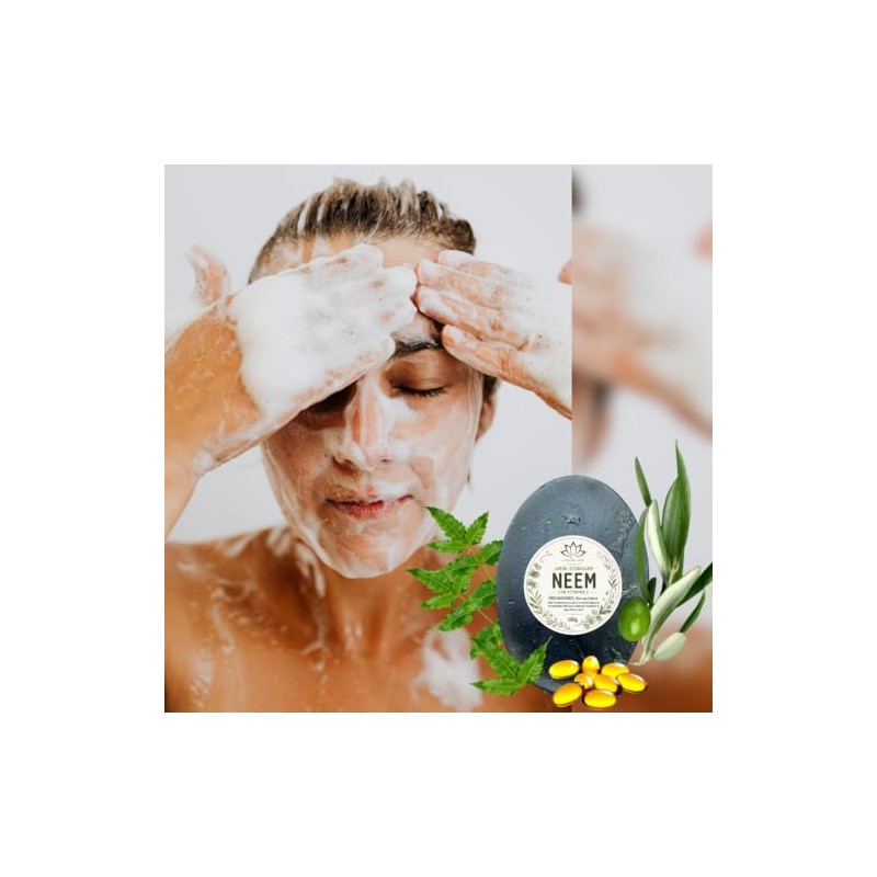 Jabón Orgánico Ozonizado Con Neem Y Vit E