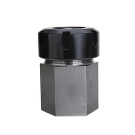 Collet Chuck Block, ER32 Hex Collet Block, Steel CNC Lathe Tool Holder for Quick Clamping on CNC Machines