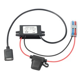 YBBOTT 12V to USB Buck Coverter 12V to 5V3A 15W Step Down Voltage Stabiliser 24V to 5V Power Supply 8V-32V to 5V Voltage Regulator Voltage Limiter Voltage Converter Charger