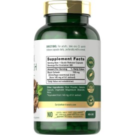 Black Cohosh Negro 700 Mg Premium 300 Caps Menopausia