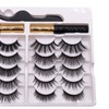 10 Pairs Magnetic False Eyelashes Waterproof Reusable Magnetic False Lashes