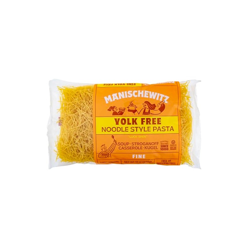 Manischewitz Fine Yolk Free Noodles, 12 Oz