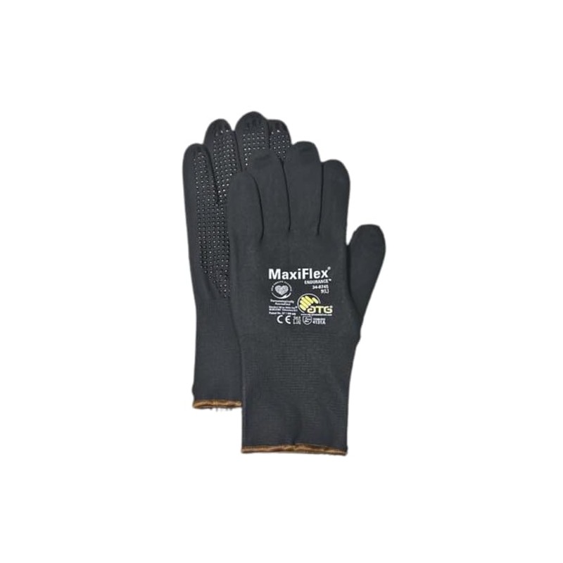 PIP ATG Maxiflex 34-8745 Nitrile Coated Work Gloves, Full Coat