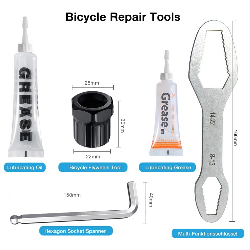 Celepoir Crank Puller & Bottom Bracket Removal Tool Set, Bicycle