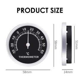1 Piece Indoor Hygrometer, Humidity Measurement Tool, Mini Electronic Hygrometer, Round Scale Hygrometer