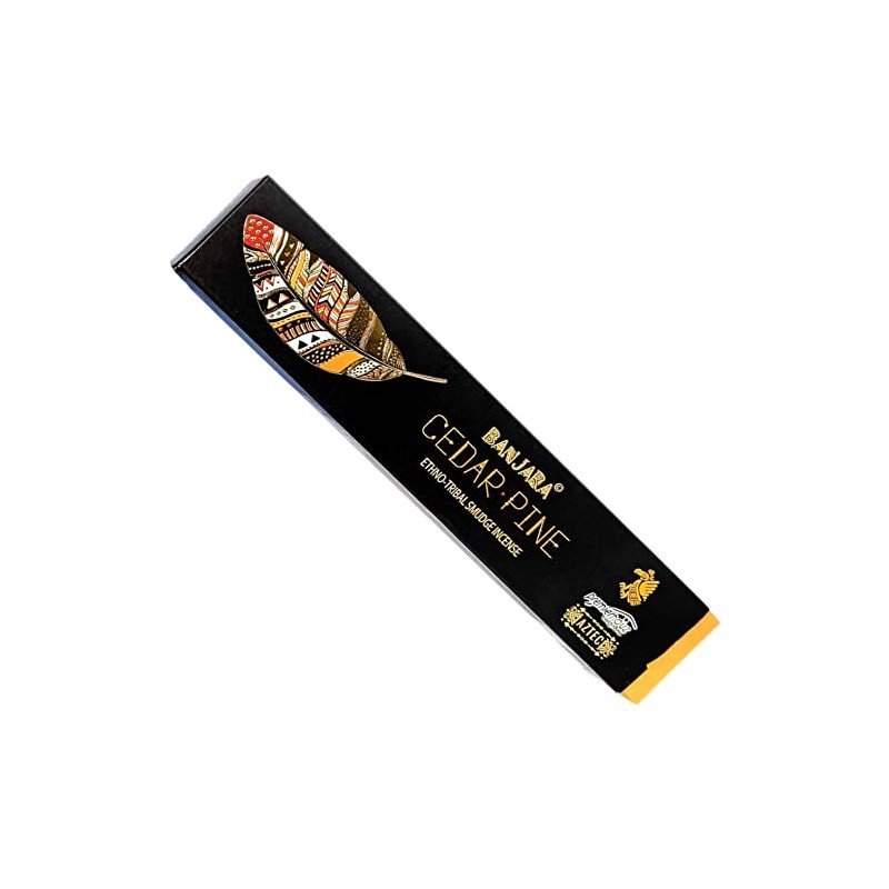 Banjara Cedar Pine Ethno-Tribal Smudge Incense Sticks Meditation Agarbatti (12