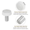 uxcell 30pcs M6 x 12mm Metric Male Thread Knurled Knobs,
