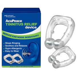 KOAHDE Tinnitus Relief for Ringing Ear Device,Tinnitus Relief Earrings,Tinnitus Relief Device Magnetic Clip,Tinnitus Relief for Ringing Ears,Anti-Tinnitus Relief Ear Clip,2PC