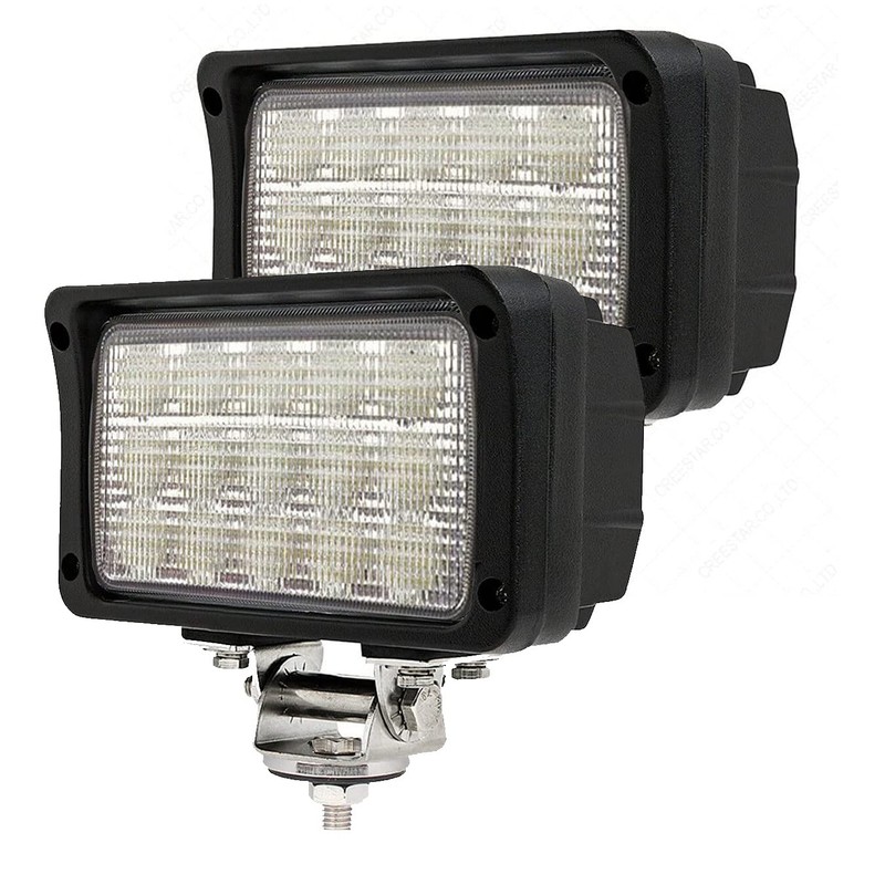 JASLITE 2PACK 6.3IN 45W Led Work Lights 12v/24v 4500LM 6500K