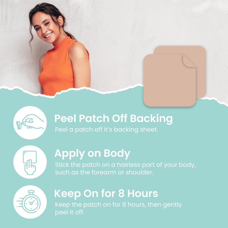Relax Patches (Pack of 60) - 100% Natural Patch for