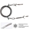 Generic Steel Wire Cable Turnbuckle Hanging Kit, 98FT 304 Stainless