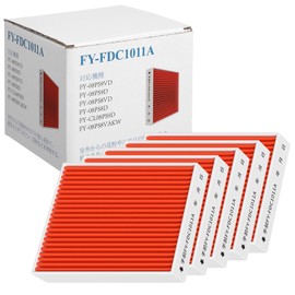 ACVOTO FY-FDC1011A Ventilation Fan Filter FY-FDD1011AC Inlet Filter Ventilation Fan Replacement Air Purifier Filter Gas Pipe Fan (Compatible with FY-08PS9VD FY-08PS9D FY-08PS8VD FY-08PS8VD FY-08PS8VD FY-08PS8VAKW) 5pcs