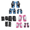 6 Pcs Adults Kids Knee Pads Elbow Pads Wrist Pads
