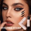 2PCS Eyeliner Stamp Set Black & Brown, 2025 New Foldable