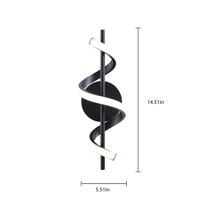 GLW Modern Wall sconces Set of 2 LED Simple Wall
