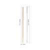BambooMN Reusable Bamboo Drinking Straws - Eco Friendly Plastic Alternative