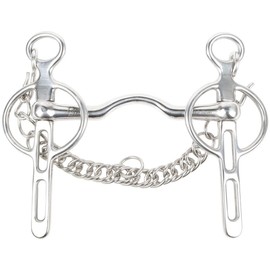 Amesbichler Reitsport Liverpool Driving Bit Moving Suits 2 Slots 15 mm Mouthpiece