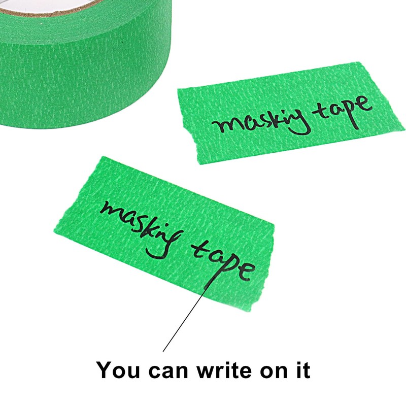 Green Masking Tape Decorative Writable Green Painters Tape for Arts