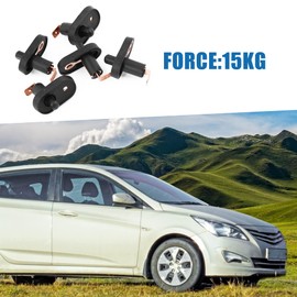 A ABSOPRO Door Courtesy Light Switch Button 1.4x0.7x1.5 Inch Black(Set of 5)