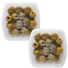 DIVINA Organic Pitted Green Olives Cups 4.9 oz, 2 pk