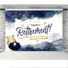 Lofaris Happy Retirement Backdrop - Police Retirement Party Decorations Flag,
