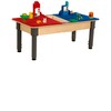 Wood Designs Time-2-Play Montessori Kids Play Table, Red & Blue
